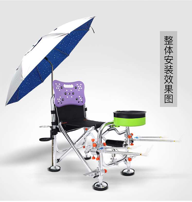 钓椅钓鱼椅折叠钓凳多功能可升降垂钓椅台钓凳 