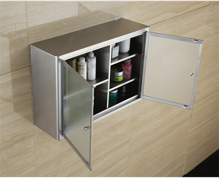 304不锈钢浴室吊柜 壁挂橱柜厨房储物柜 